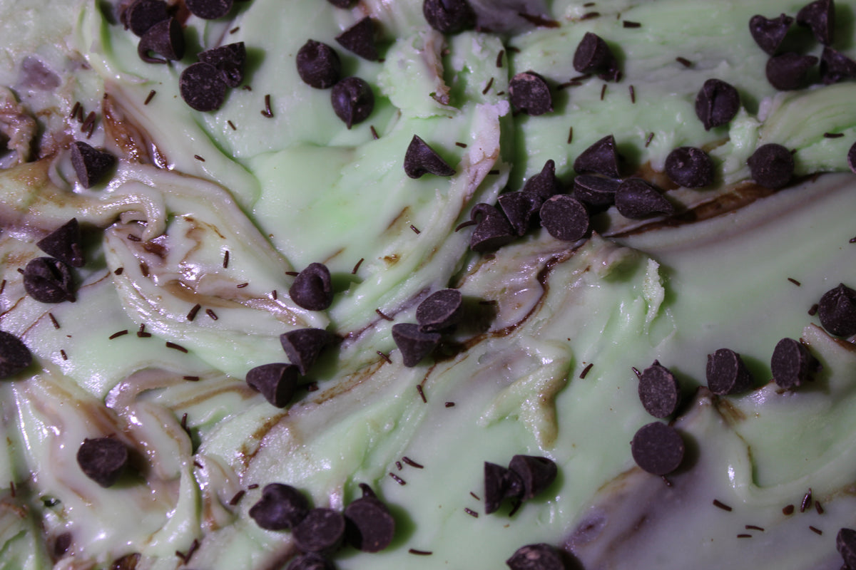 Mint Chocolate Chip fudge - 1/2 lb